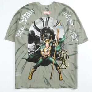 Loki x Civil Regime x Soldout Limited Oversized Tee Shirt Black Size L
